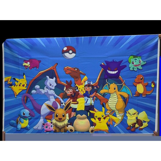 Fondo en tela de Pokemon