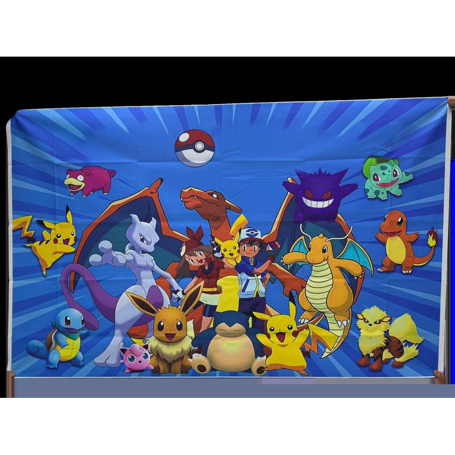 Fondo en tela de Pokemon