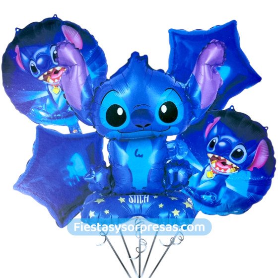 Bouquet de globos Stitch