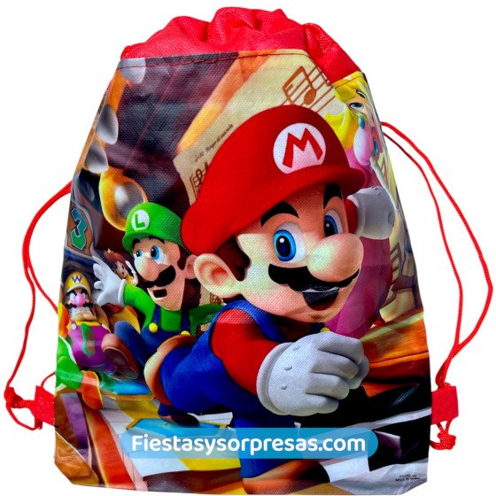 Tula de tela Mario Bros