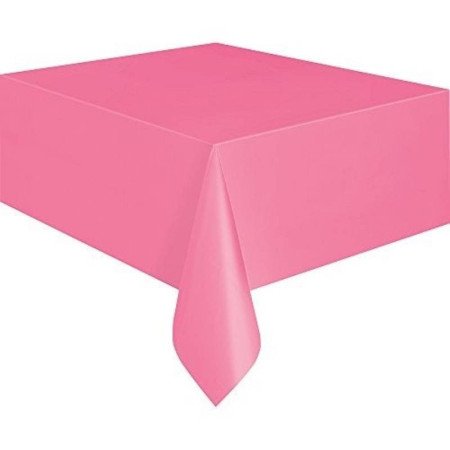 Mantel rosado reutilizable