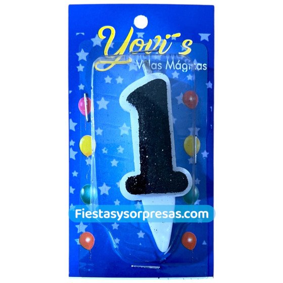 vela mágica negra número 1