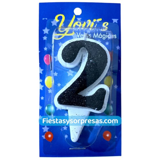 vela mágica negra número 2