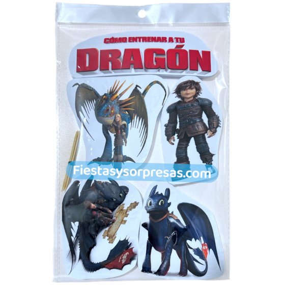 Aplique para la torta de Cómo entrenar a tu dragón