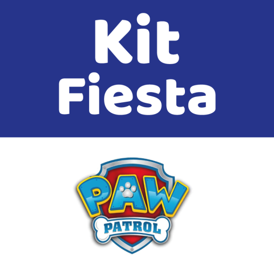 Kit de fiesta Paw Patrol para 12 invitados.