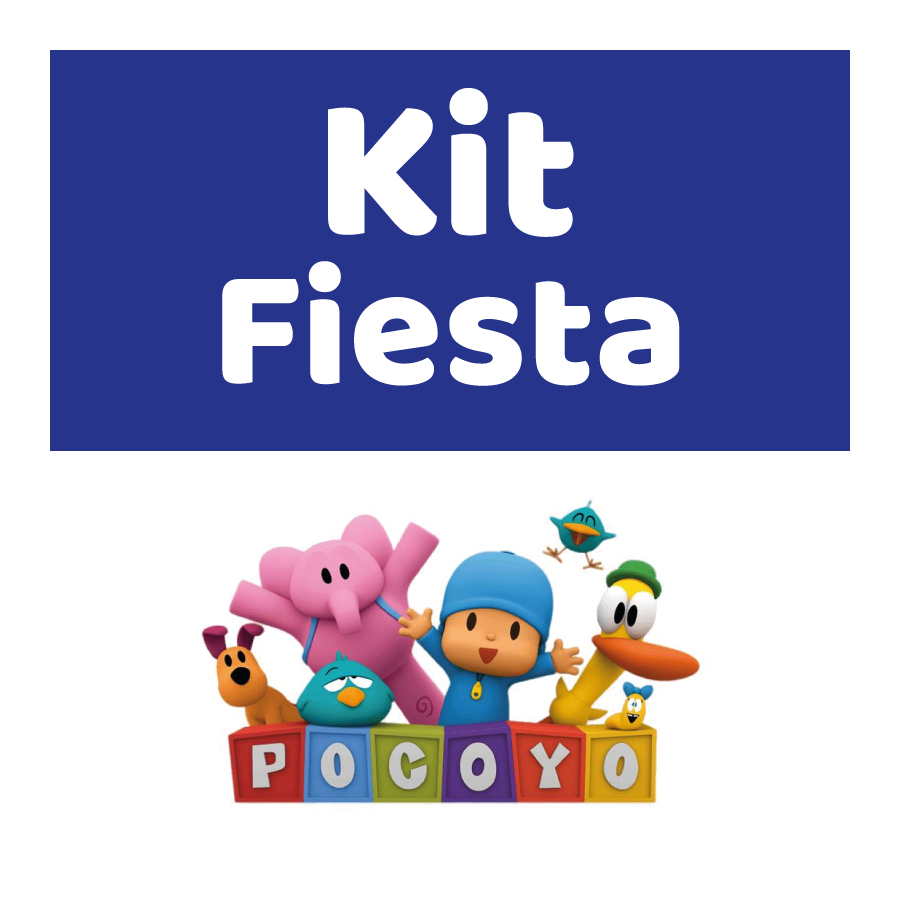 Kit de fiesta Pocoyo para 12 invitados.
