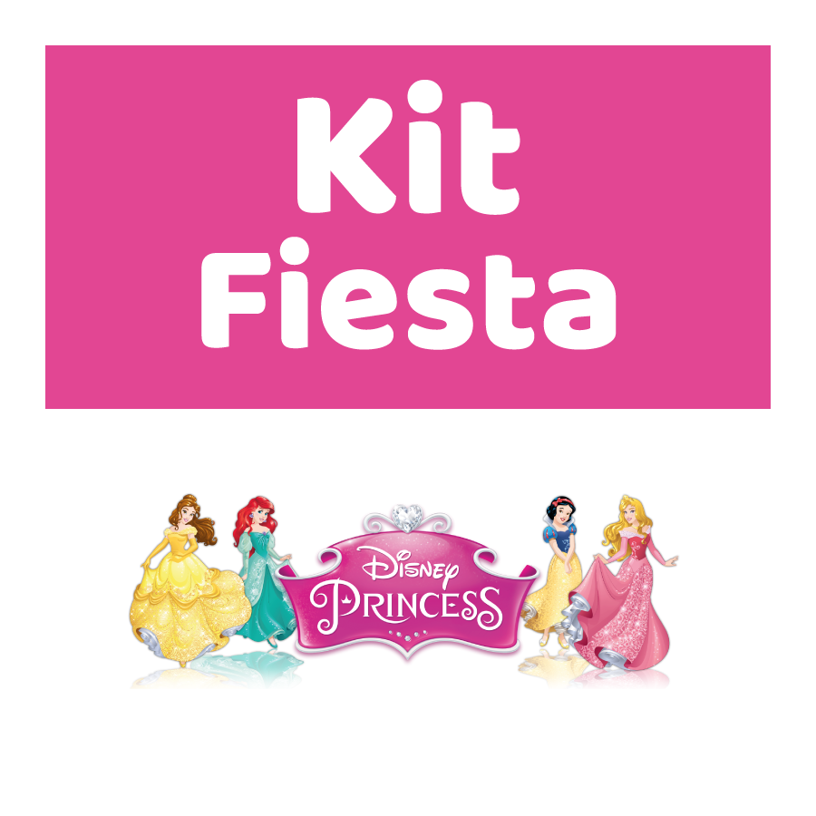 Kit de fiesta Princesas para 12 invitados.