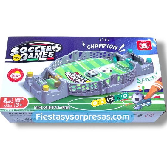 Juego batalla de fútbol