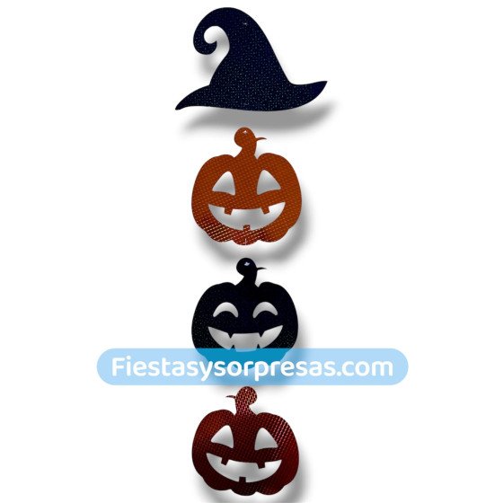 Móvil Halloween holográfico calabaza