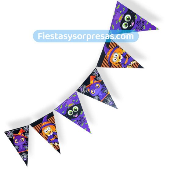 Banderines Halloween trick or treat