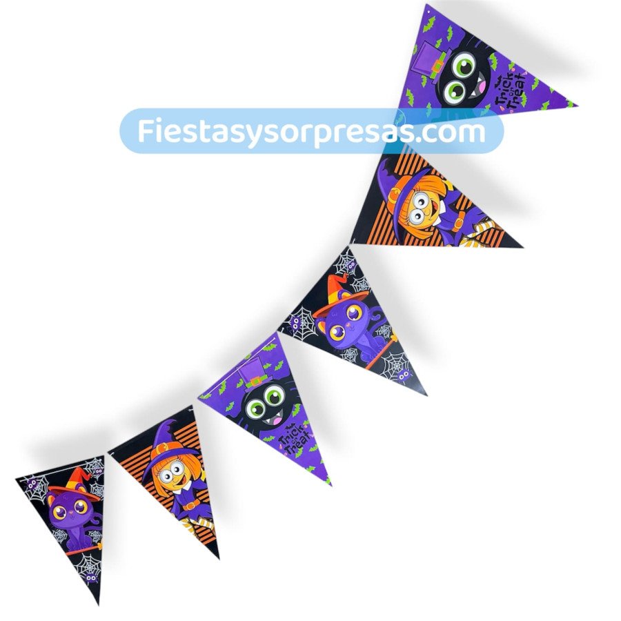 Banderines Halloween trick or treat