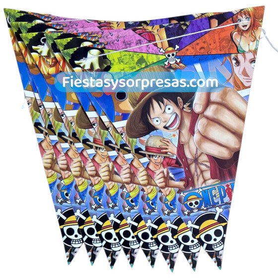 Banderines One Piece - Fiestas y Sorpresas