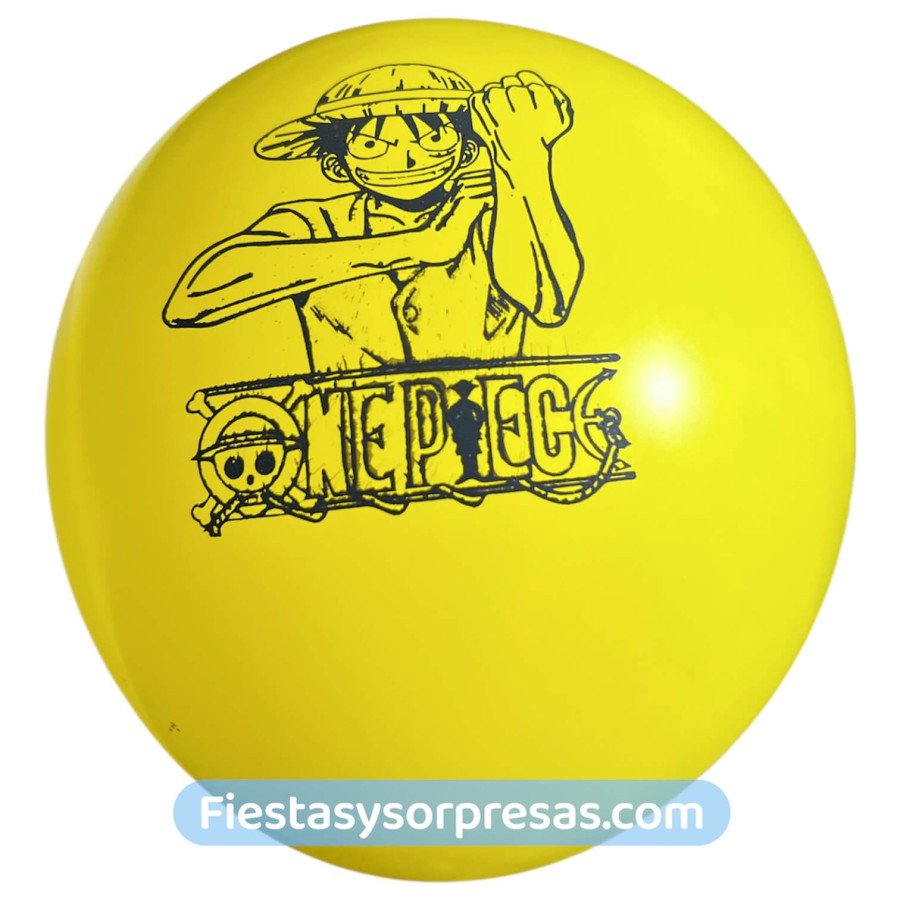 Globo Impreso One Piece - Fiestas y Sorpresas Globo Impreso One Piece - Fiestas y Sorpresas