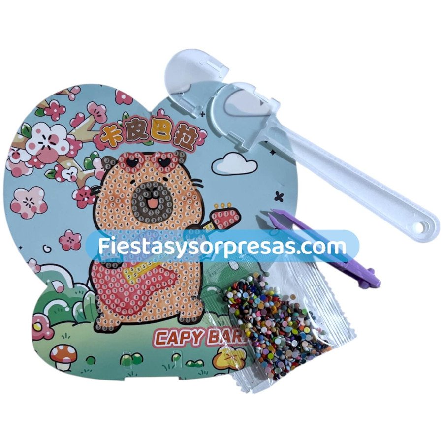 Cuadro Diamantes De Capibara | Fiestas y Sorpresas
