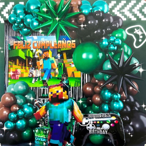 Arco Organico De Minecraft | Fiestas y Sorpresas