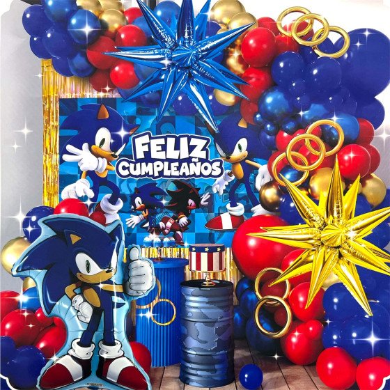 Arco Orgánico Sonic - Fiestas y Sorpresas