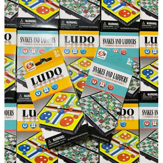 Escaleras y Serpientes o Parqués - Caja x 12 - Fiestas y Sorpresas