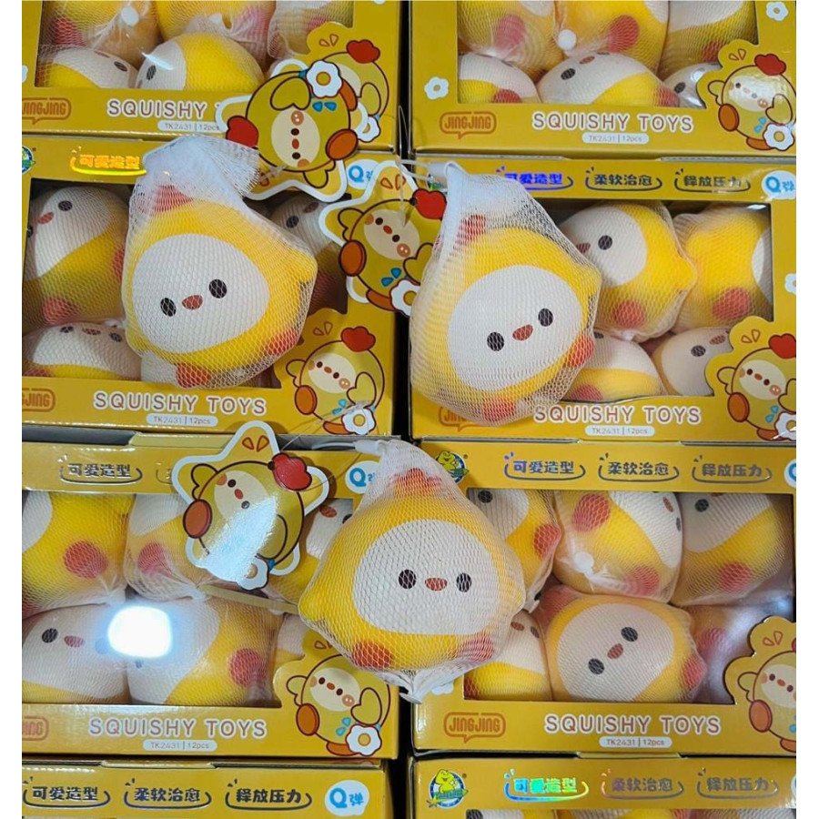 Squishy Pollito - Docena - Fiestas y Sorpresas