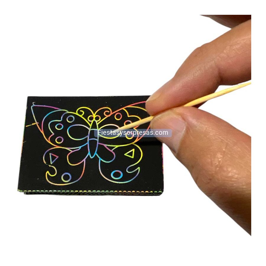 Set Raspa y Colorea x 8 - Fiestas y Sorpresas