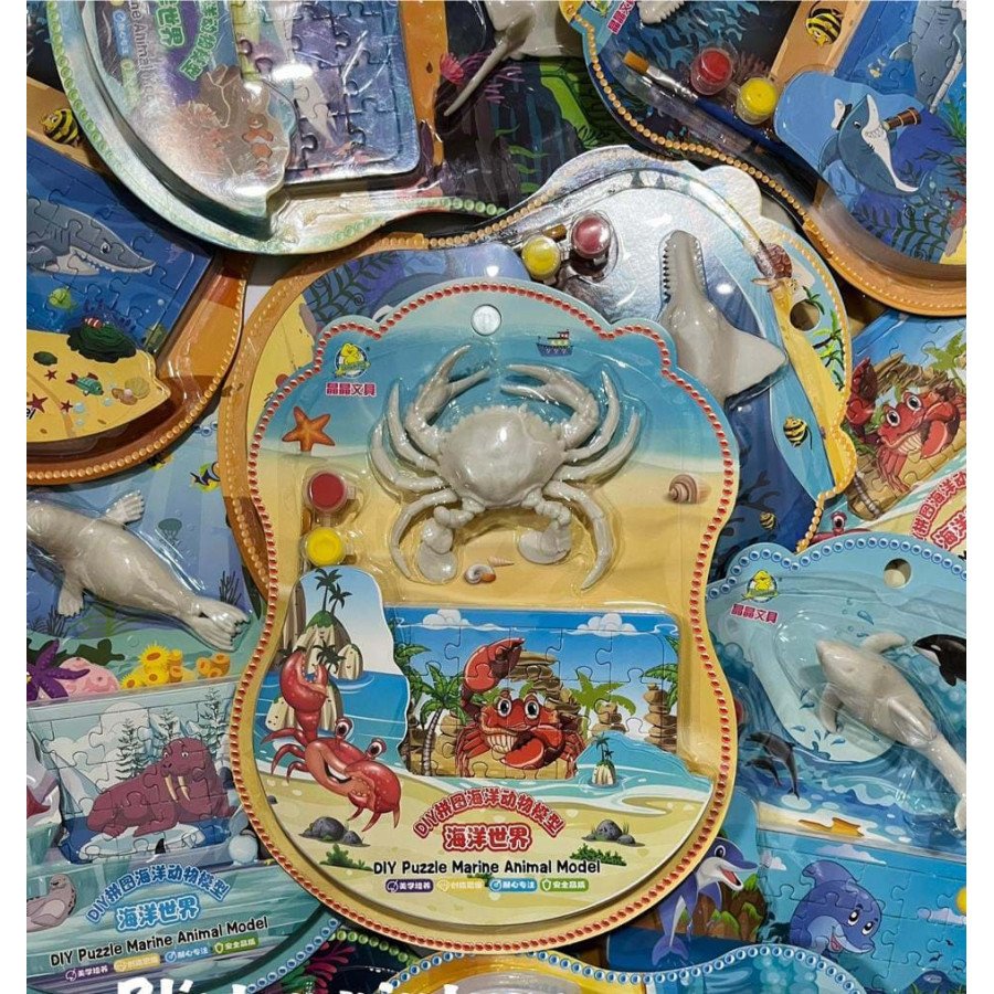 Pintura Animales del Mar Blister - Fiestas y Sorpresas