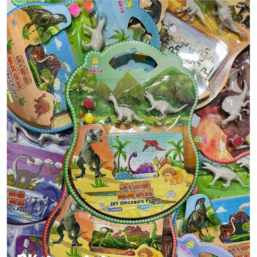 Pintura Dinosaurio Blister - Fiestas y Sorpresas