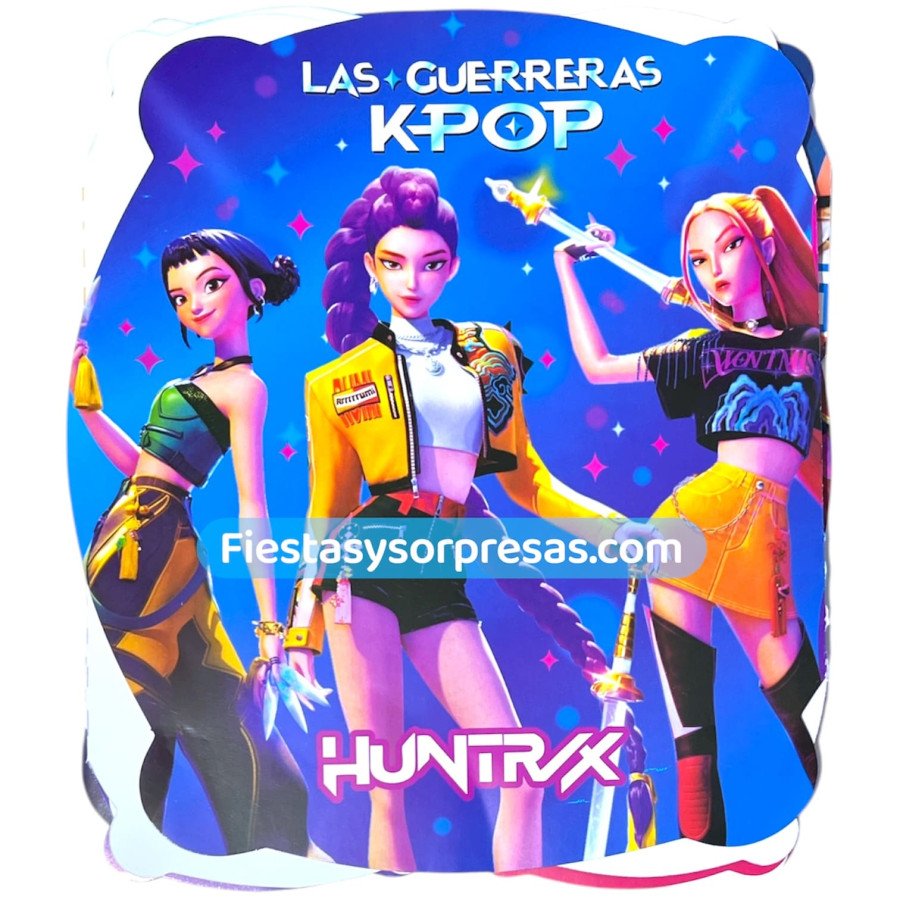 Letrero de Cumpleaños Las Guerreras K-Pop - Fiestas y Sorpresas