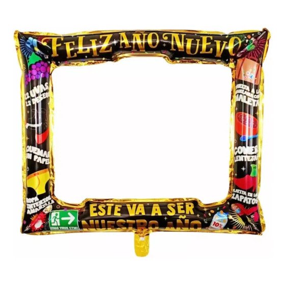 Globo Selfie Feliz Año Nuevo - Fiestas y Sorpresas