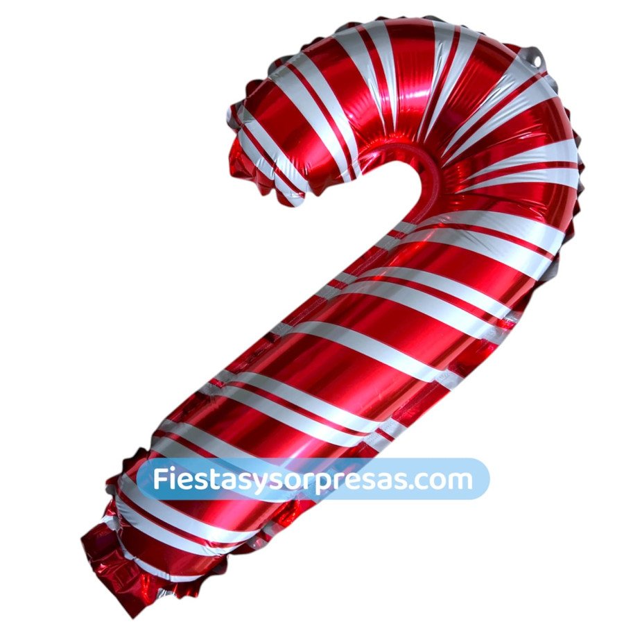 Globo Bastón de Caramelo - Fiestas y Sorpresas