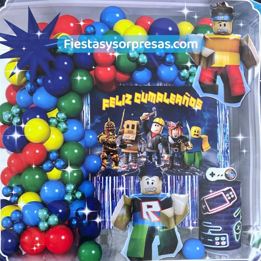 Arco Orgánico Roblox - Fiestas y Sorpresas