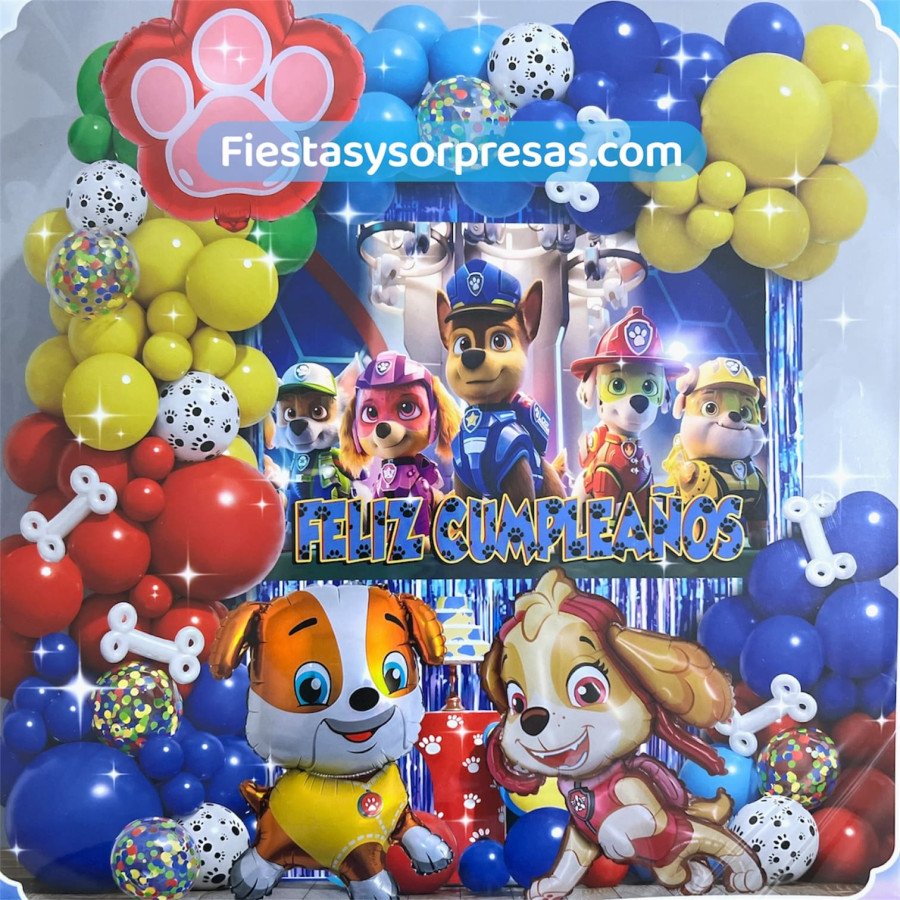 Arco Orgánico De Paw Patrol | Fiestas y Sorpresas