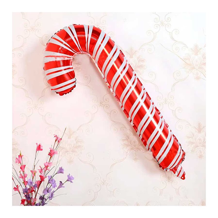 Globo Bastón de Caramelo - Fiestas y Sorpresas