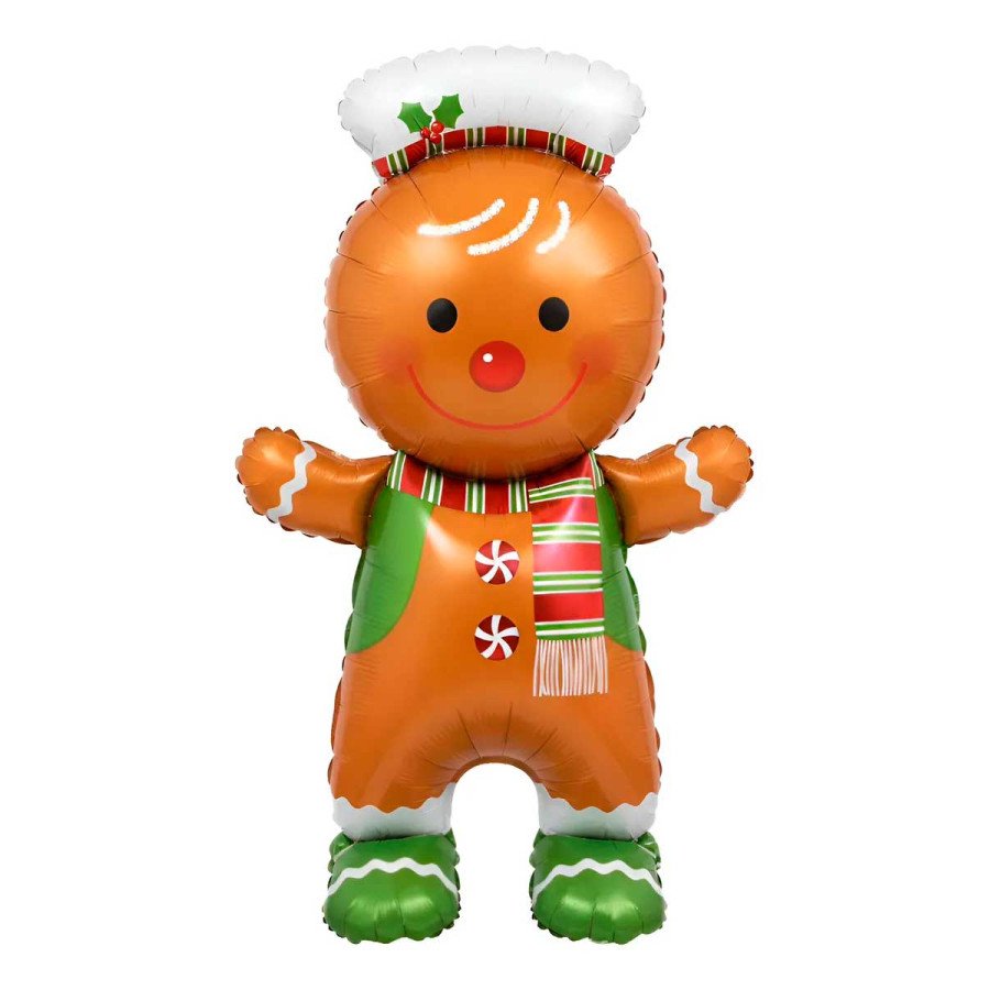 Galleta de Jengibre Globo Metalizado| Fiestas y Sorpresas