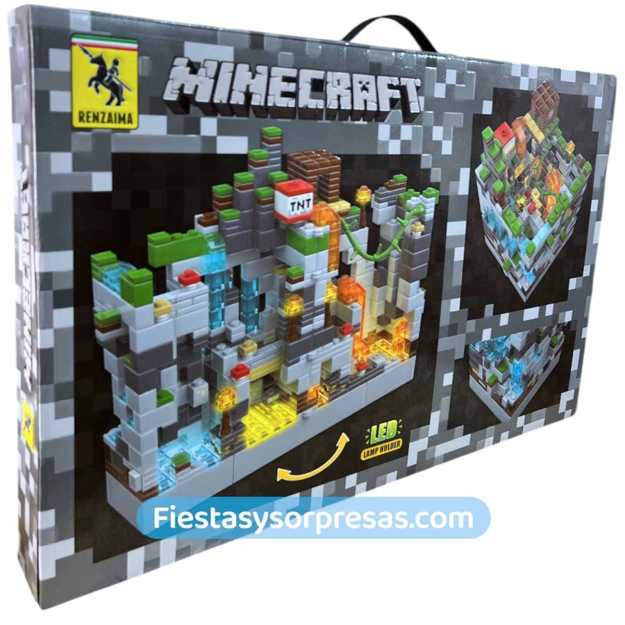 Minecraft Construction 858 Piezas - Fiestas y Sorpresas