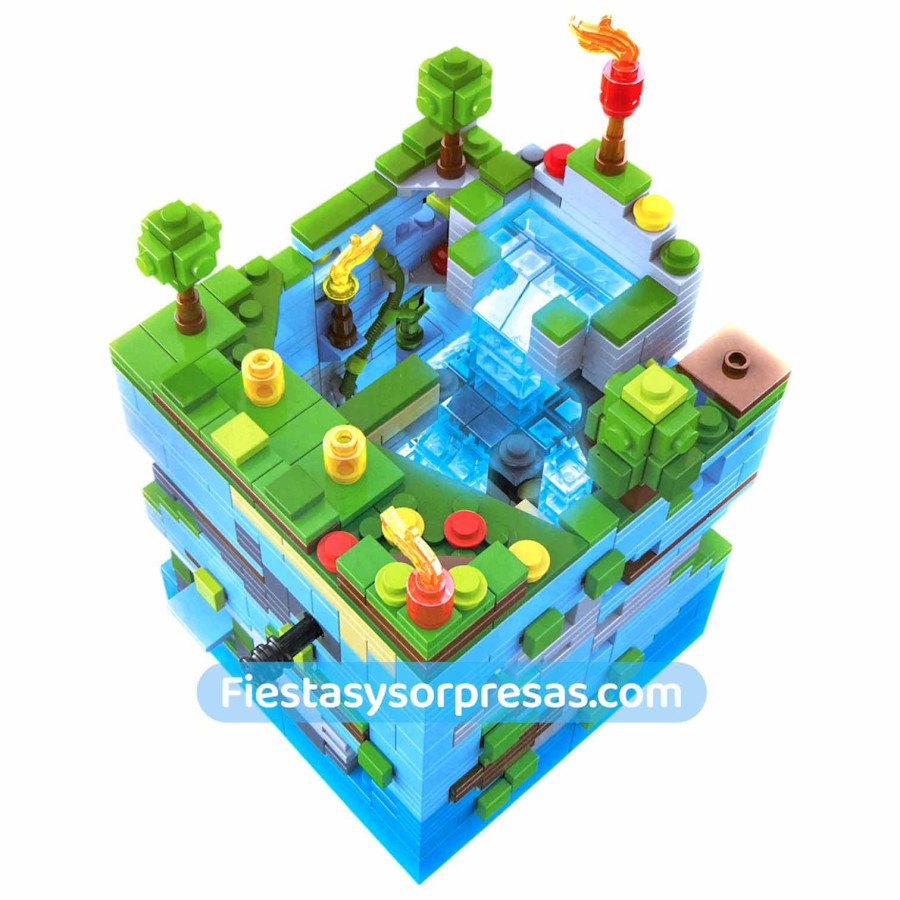 Minecraft Construction 898 Piezas - Fiestas y Sorpresas