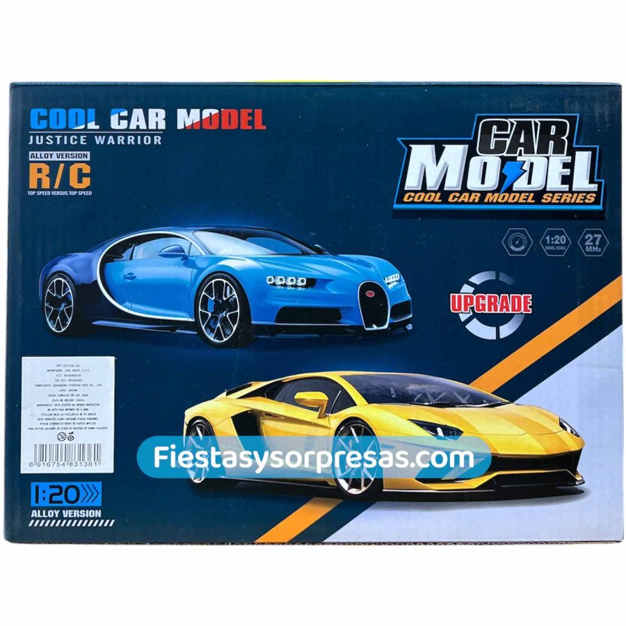 Auto Cool Car Model Radio Control - Fiestas y Sorpresas