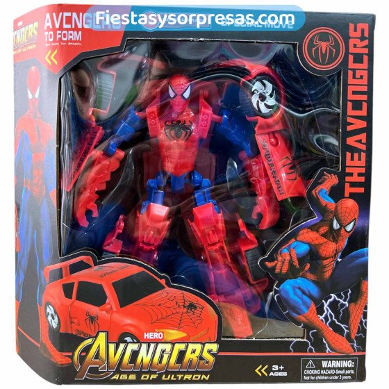 Spider-Man Transformer - Fiestas y Sorpresas
