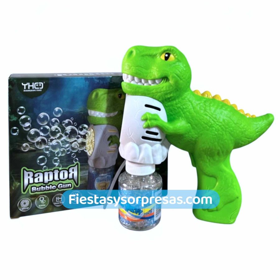 Pistola de Burbujas Rex - Fiestas y Sorpresas