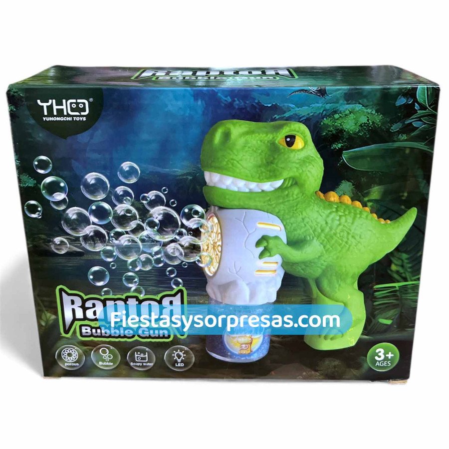 Pistola de Burbujas Rex - Fiestas y Sorpresas