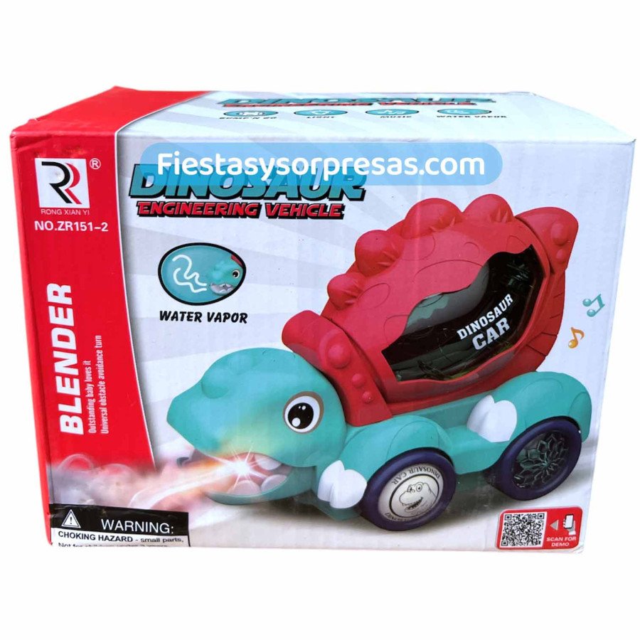 Dino Vapor Blender - Fiestas y Sorpresas