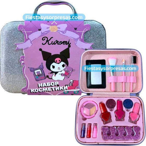 Set de Maquillaje Kuromi - Fiestas y Sorpresas