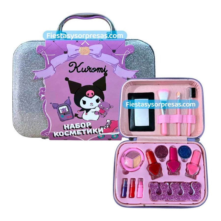 Set de Maquillaje Kuromi - Fiestas y Sorpresas