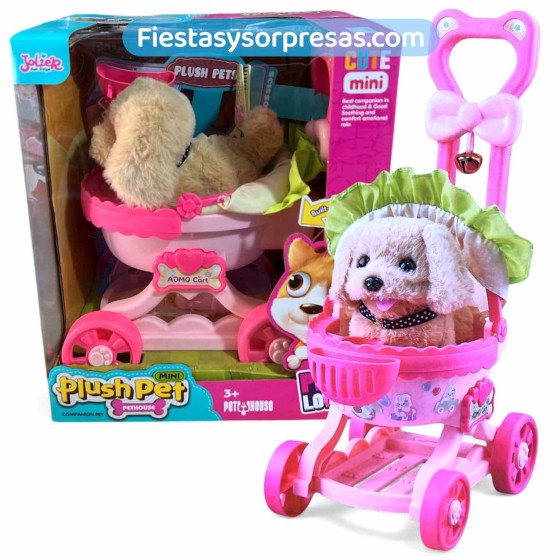 Plush Pet Cart - Fiestas y Sorpresas
