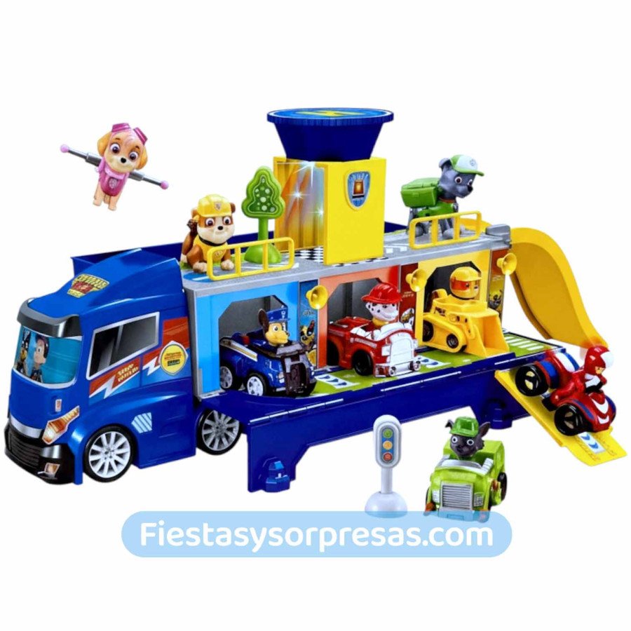 Container Truck Paw Patrol - Fiestas y Sorpresas
