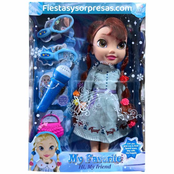 My Favorite Frozen Singer Ana - Fiestas y Sorpresas