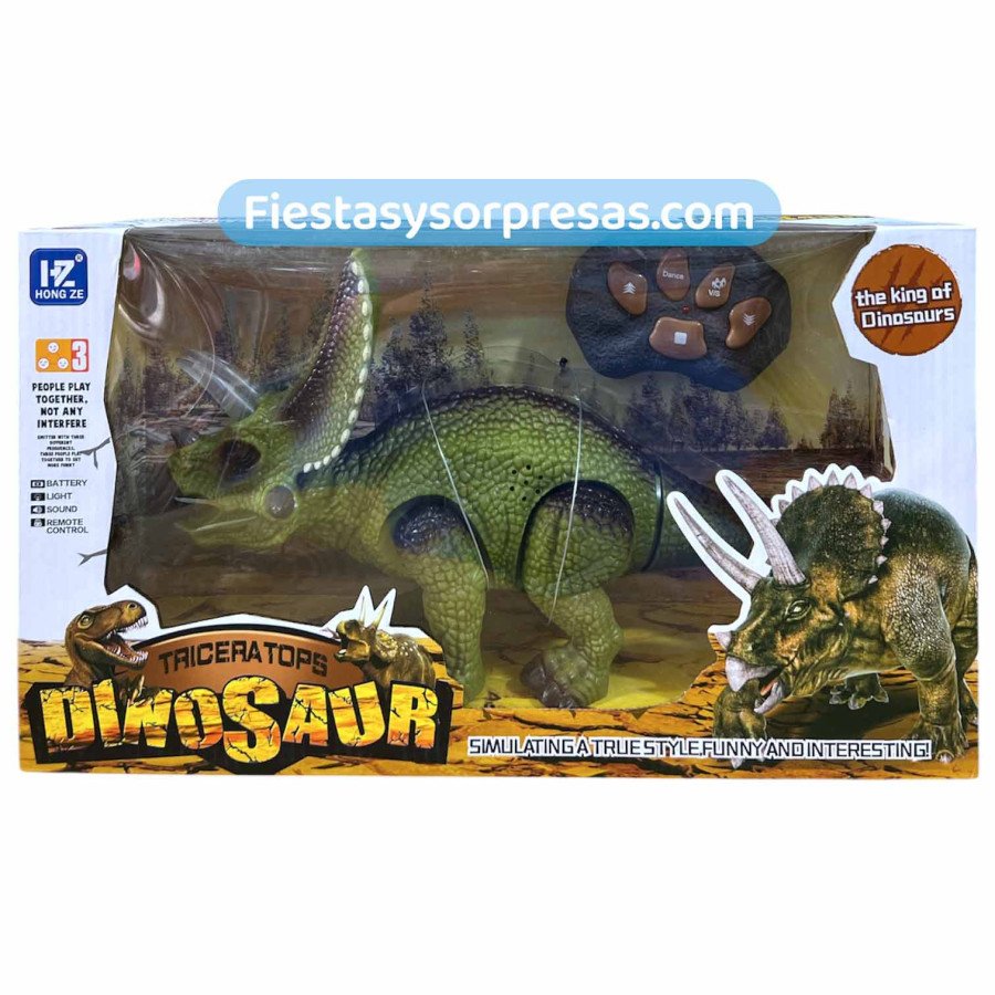 Triceratops Control Remoto - Fiestas y Sorpresas
