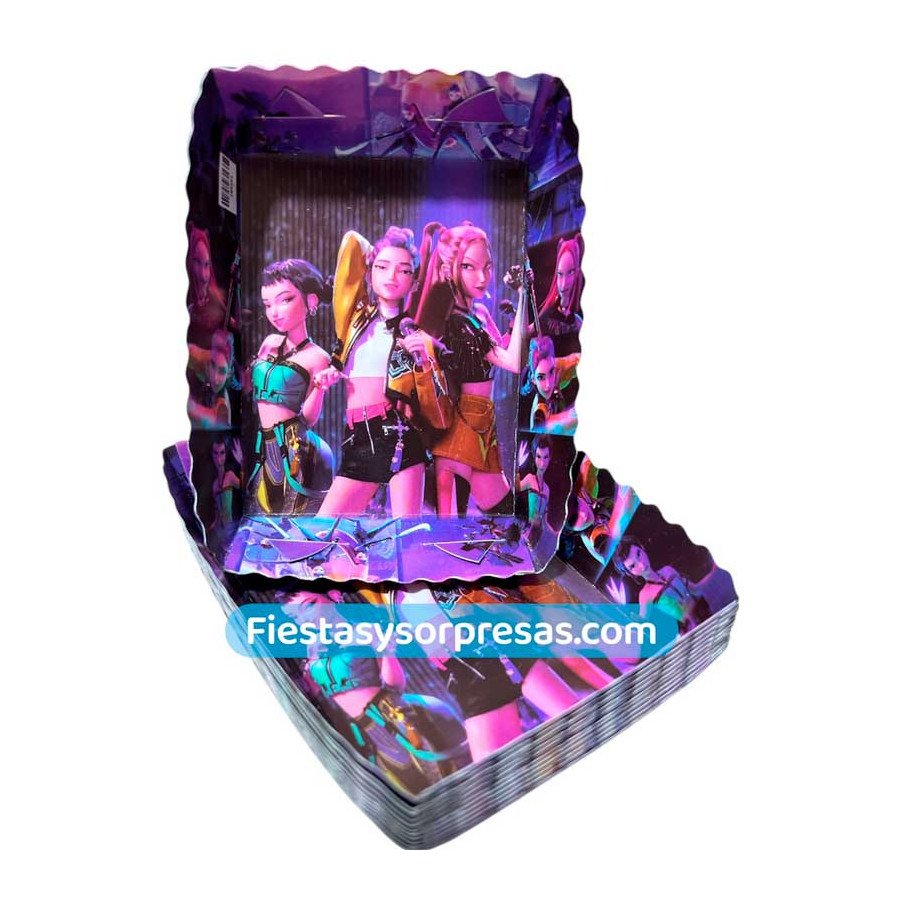 Bandeja para Torta Las Guerreras K-Pop| Fiestas y Sorpresas