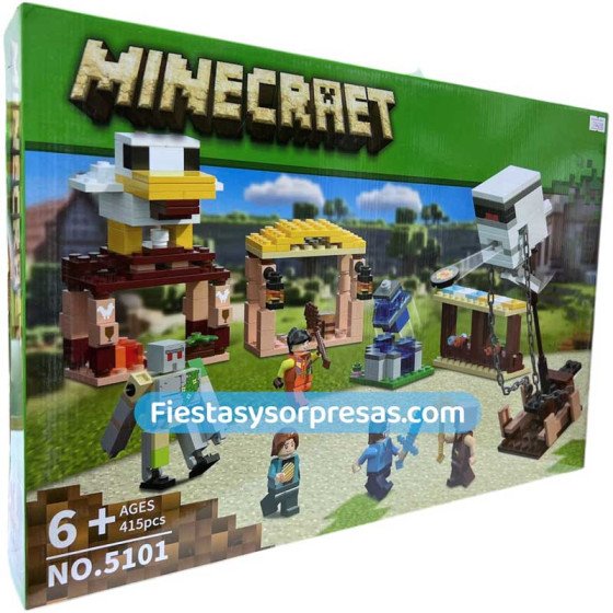 Minecraet Construction 415 Piezas - Fiestas y Sorpresas