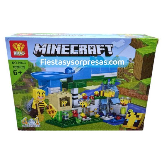Minecraft Construction 183 Piezas - Fiestas y Sorpresas