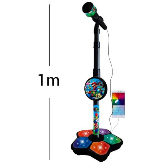 Micrófono Mario Bros Karaoke - Fiestas y Sorpresas