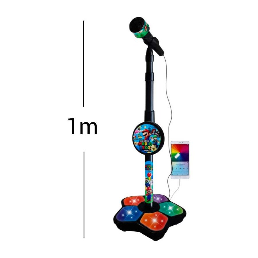 Micrófono Mario Bros Karaoke - Fiestas y Sorpresas
